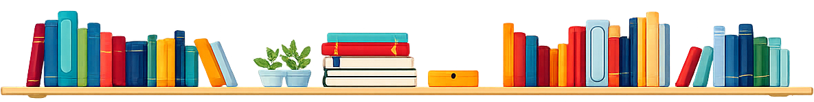 Better Books footer bookshelf